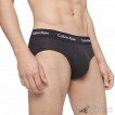 Quần lót nam Calvin Klein NB2613 Cotton Stretch Hip Brief 3-pack Black